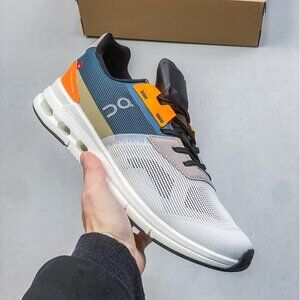 On Running Cloud X Shift Low Casual Sports Shoes Gray & Blue